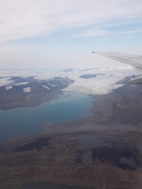 1. View of Svalbar as we land