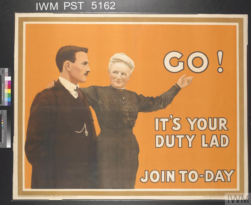 Parliamentary Recruiting Committee Poster No.109. W 8188.