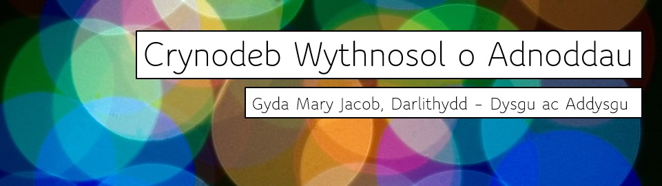 Crynodeb Wythnosol o Adnoddau gyda Mary Jacob Darlithydd - Dysgu ac Addysgu