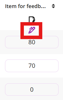 screenshot of the grading icon