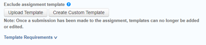 Assignment Template.
Includes:
Upload template Create Custom template
