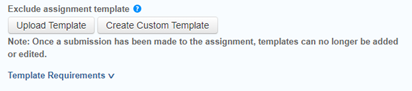 turnitin exclude assignment template