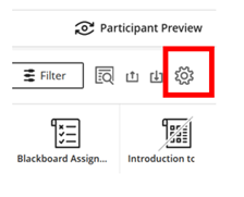 Gradebook with Settings Cog highlighted