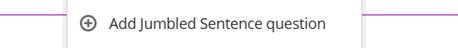 image showing Jumbled Sentence question